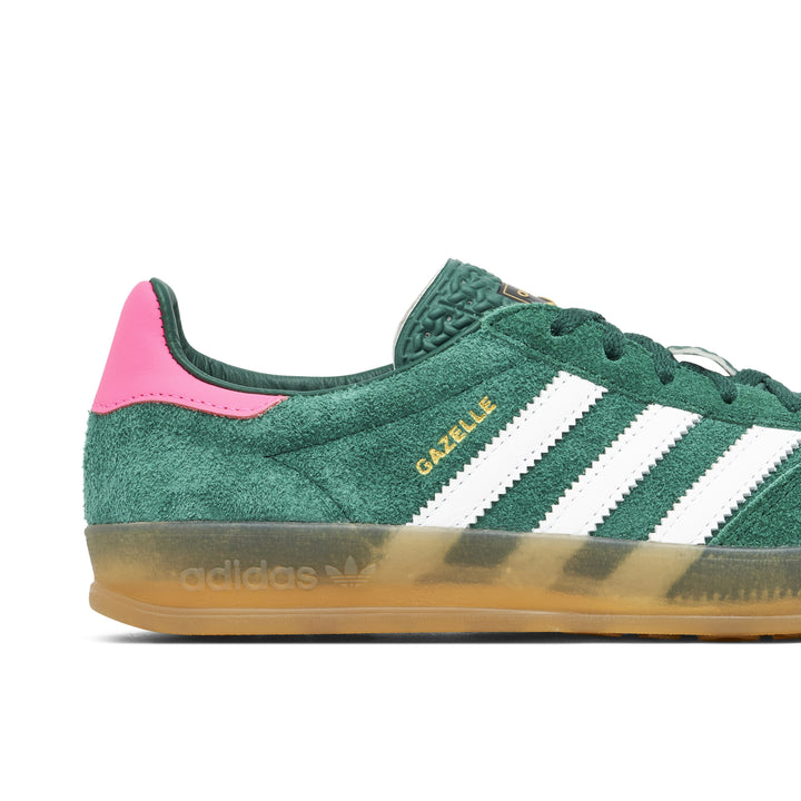 ADIDAS GAZELLE INDOOR COLLEGIATE GREEN PINK WOMENS