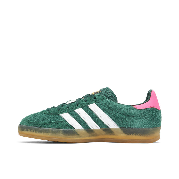 ADIDAS GAZELLE INDOOR COLLEGIATE GREEN PINK WOMENS